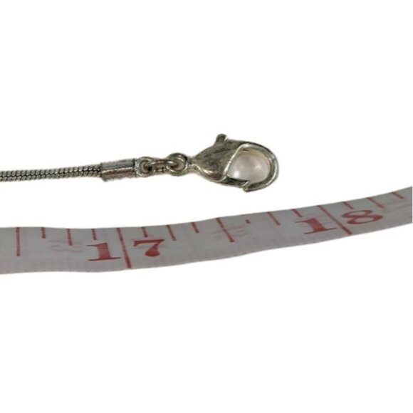 Anne Klein Silver & Gold-Tone Bar Pendant Necklace With Adjustable Chain Womens - Picture 7 of 9